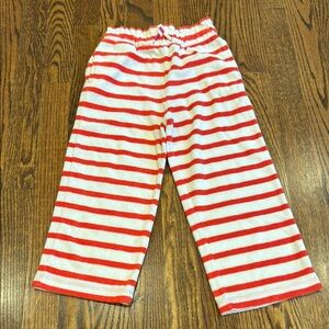 Terry Boden *new* Red and White Striped kids Pants